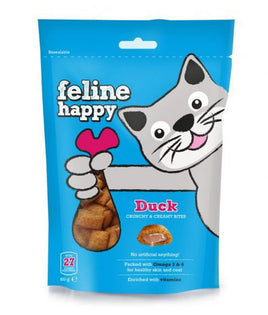 M&C Feline Happy Treats Duck - 60G