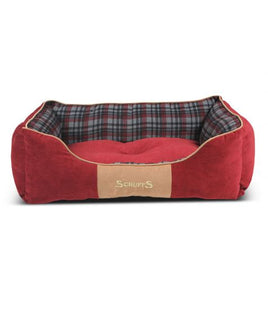 Scruffs Highland Dog Bed - M-RED