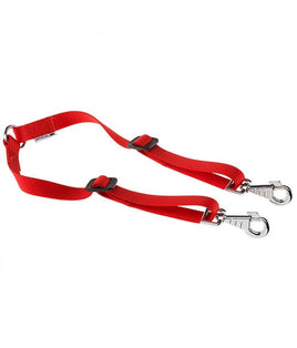 Ferplast Twin Double Terminal For Dog Leash - Red
