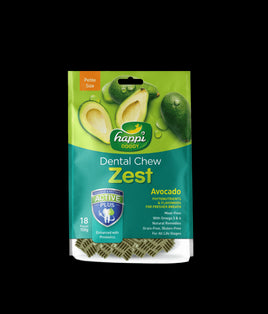 Happi Doggy Dental Chew Zest-Avocado-2.5" (18 Pieces)-150g