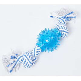 Blue and white series cotton rope+tpr stab ball C