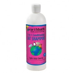 EarthBath 2-In-1-Conditioning Cat Shampoo Light Wild Cherry