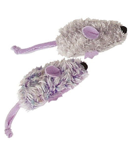 KONG CAT TOY PURPLE & FROSTY GREY MOUSE - OS