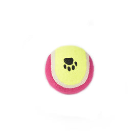 BPS tennis balls for dogs - 2 pack - yellow/red