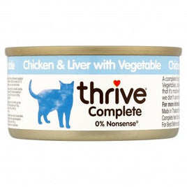 Thrive Complete Cat Chicken & Liver w/ Vegetable Wet Food 75g