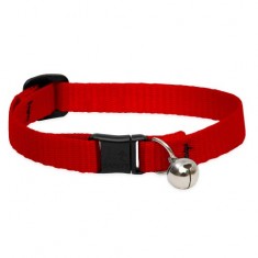 Cat Collar Red 1/2'' Basic W/ Bell