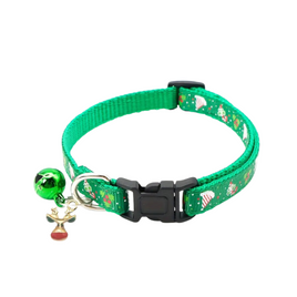 Christmas Cat Collar With Reindeer Tag