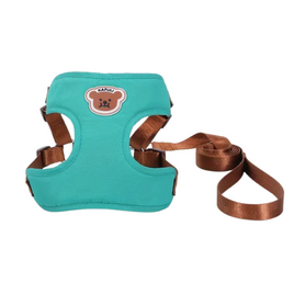 Everking Comfort Dog Harness and Leash Set (Green) - Medium