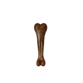 Beef-Flavored Bone-Shaped Dog Chew Toy - Brown - 18.5cm