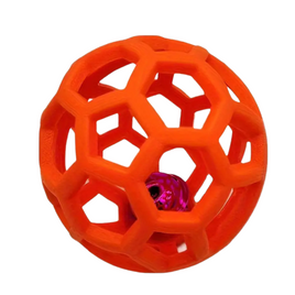 Dog Chew Puzzle Toy For Small/Medium Dogs - Orange - 10cm
