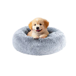 Soft Plush Donut Bed For X-Small Dogs & Cat - 40cm