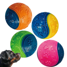 Rubber Dog Toy Ball With Squeaker