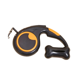 5m Retractable dog leash - Black