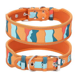 Heavy Duty Dog Collar - Orange (M)