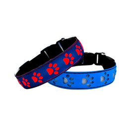 LED Dog Collar - Blue (M)