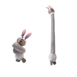 Plush Dog Toy With Scrunchy Neck (70cm) - Rabbit