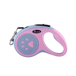 5m Pet Dog retractable dog leash - Pink