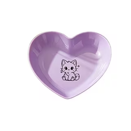 Small Drinking Bowl For Kittens - Purple
