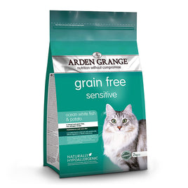 Arden Grange - Grain Free Adult Cat Sensitive White Fish & Potato (4kg)
