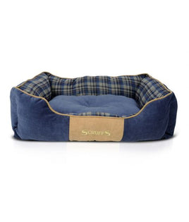 Scruffs Highland Dog Bed - S-BLUE