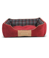 Scruffs Highland Dog Bed  - S-RED
