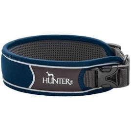 Hunter Divo Dog Collar  - L/DBLUE