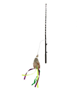 Flamingo Cat Wand Fishing Rod - 30cm