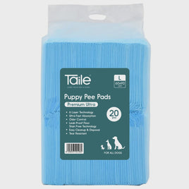 Taile Puppy Pee Pads Premium Ultra Blue 20pcs 60 x 90 cm