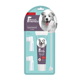 Fresh Friends Dog Dental Care Kit Beef Flavor With Bio-Enzyme-90g