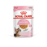 Royal Canin Feline Health Nutrition Kitten Sterilised Jelly - 12 x 85g