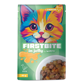 M-PETS Firstbite Duck in Jelly Wet Food for Cats- 85g pouch