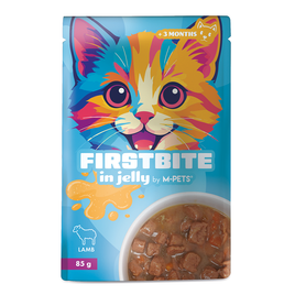 M-PETS Firstbite Lamb in Jelly Wet Food for Cats - 85g pouch