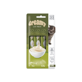 M-PETS Creamy Treats for Cats – Tuna & Scallop 4x15g (60g)