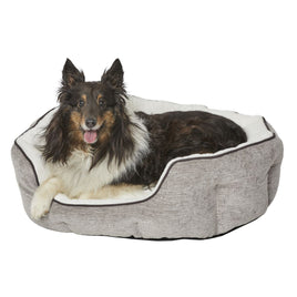 Midwest QuietTime Deluxe Taupe Tulip Bed (S)
