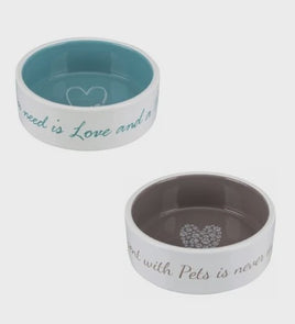 Trixie Pet's Home Ceramic Bowl for Dogs - 800ml - Blue