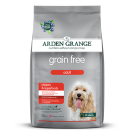 Arden Grange Grain Free Adult Chicken Dog Dry Food - 12KG