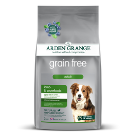Arden Grange Grain Free Adult Lamb Dog Dry Food - 2KG