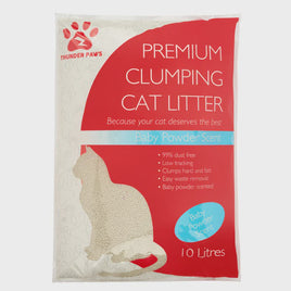 Thunder Paws Advance Care Clumping Cat Litter - Baby Powder- 5L