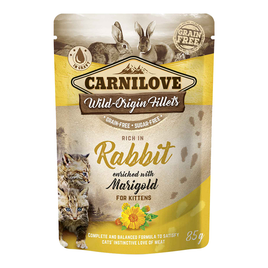 Carnilove Rabbit enriched with Marigold for Kittens - 85g