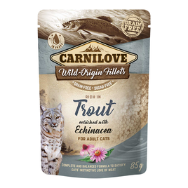 Carnilove Trout enriched with Echinacea for Adult Cats - 85g