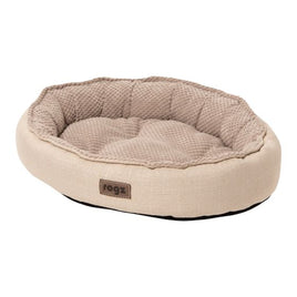 Rogz Athen Oval Bed - M-BEIGE