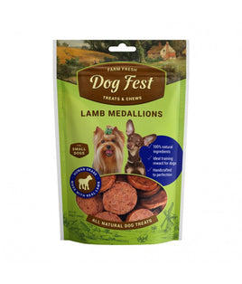 Dog Fest Lamb Medallions For Mini-Dogs - 55g