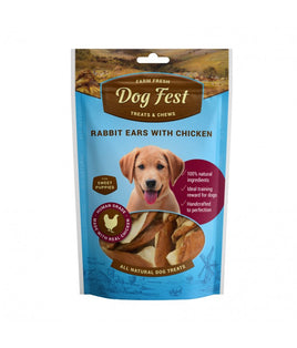 Dog Fest Dog Treats Rabbit Ears With Chicken