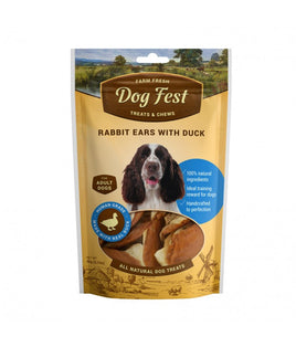 Dog Fest Dog Treats Rabbit Ears With Duck