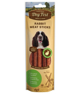 Dog Fest Rabbit Meat Sticks For Adult Dogs - 45g