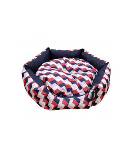 Empets Venus Bed Modern - Red and Blue