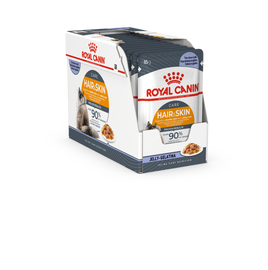 Royal Canin Wet Food - Hair & Skin with Jelly (Intense Beauty)- (12 X 85G Pouches)
