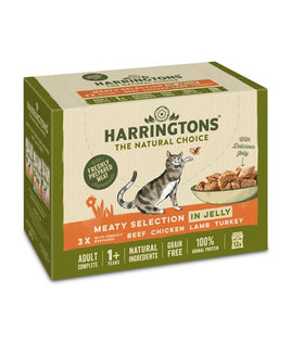 Harringtons Meat in Jelly Wet Cat Food 12x85g