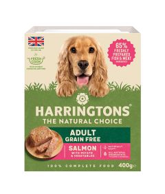 Harringtons Salmon Wet Dog Food - 400G