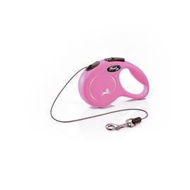 Flexi New Classic Cord Retractable Leash - XS-PINK